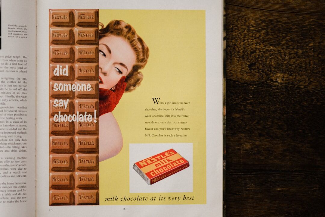 retro advertisement poster