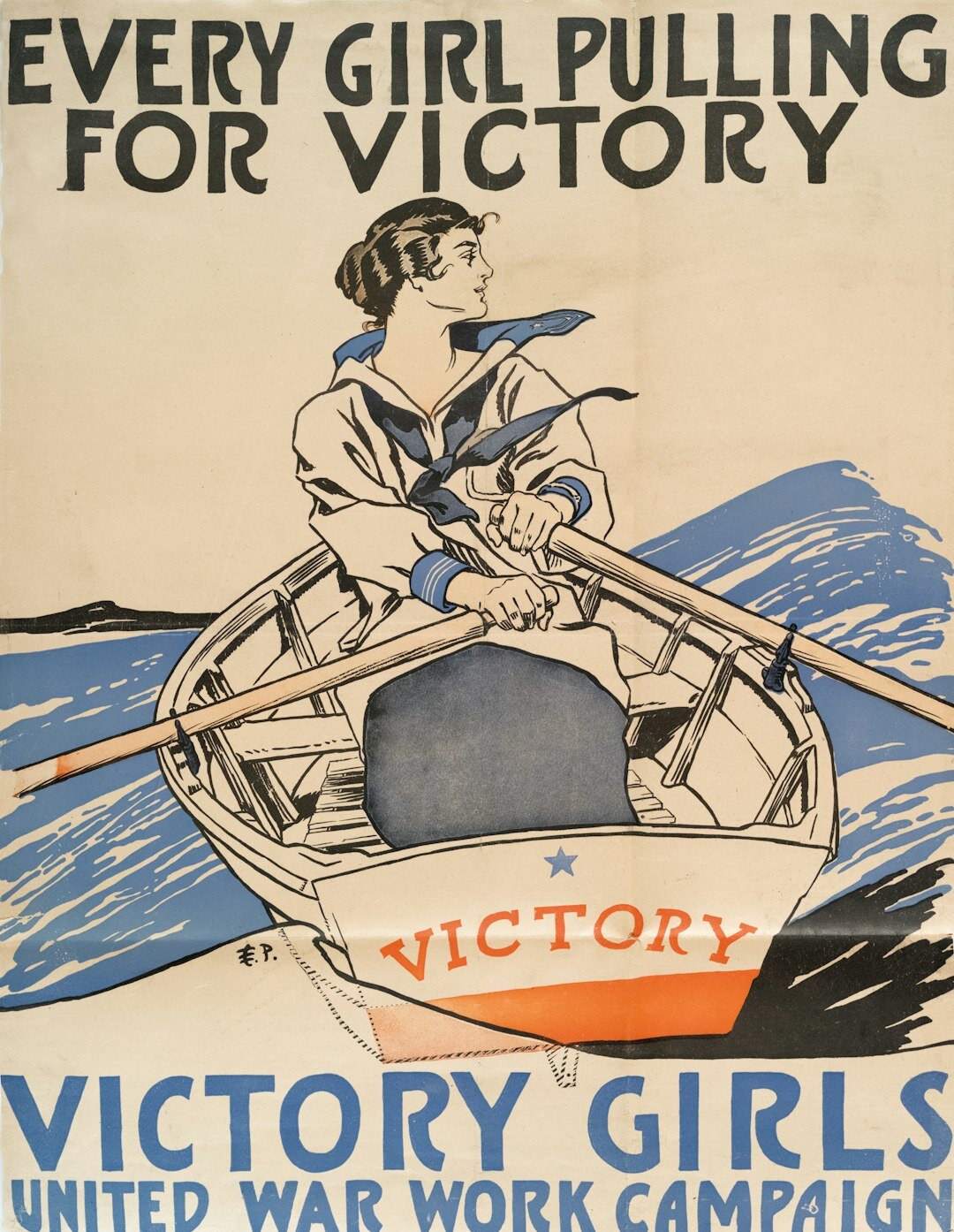 old commercial poster
