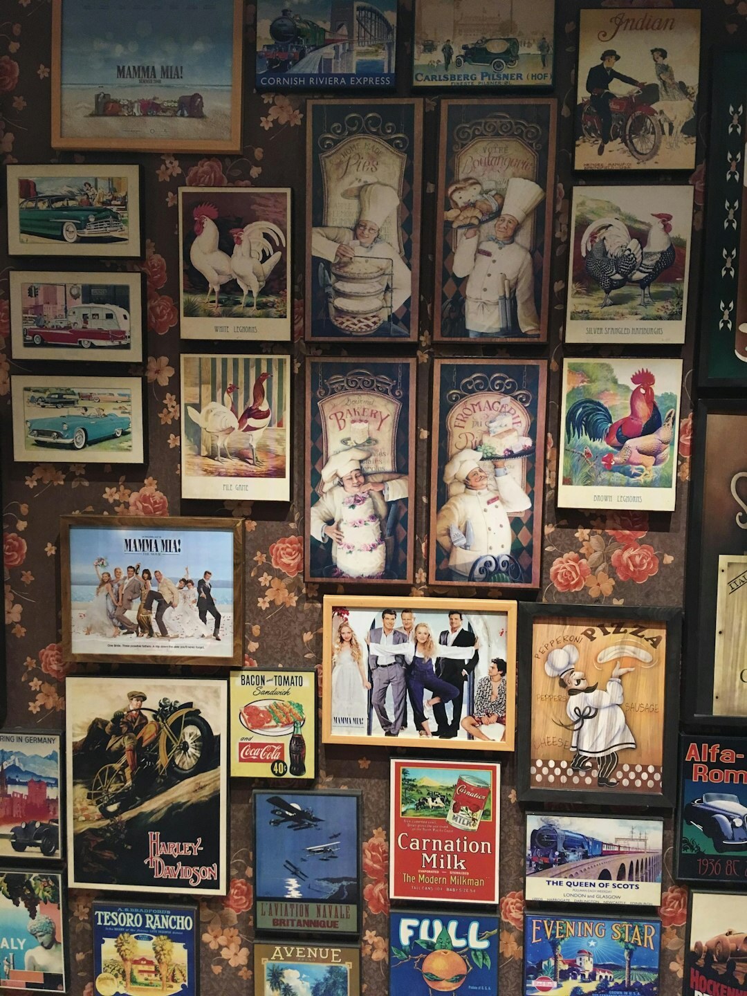 retro advertisement poster